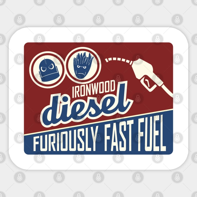 Ironwood Diesel Sticker by joefixit2